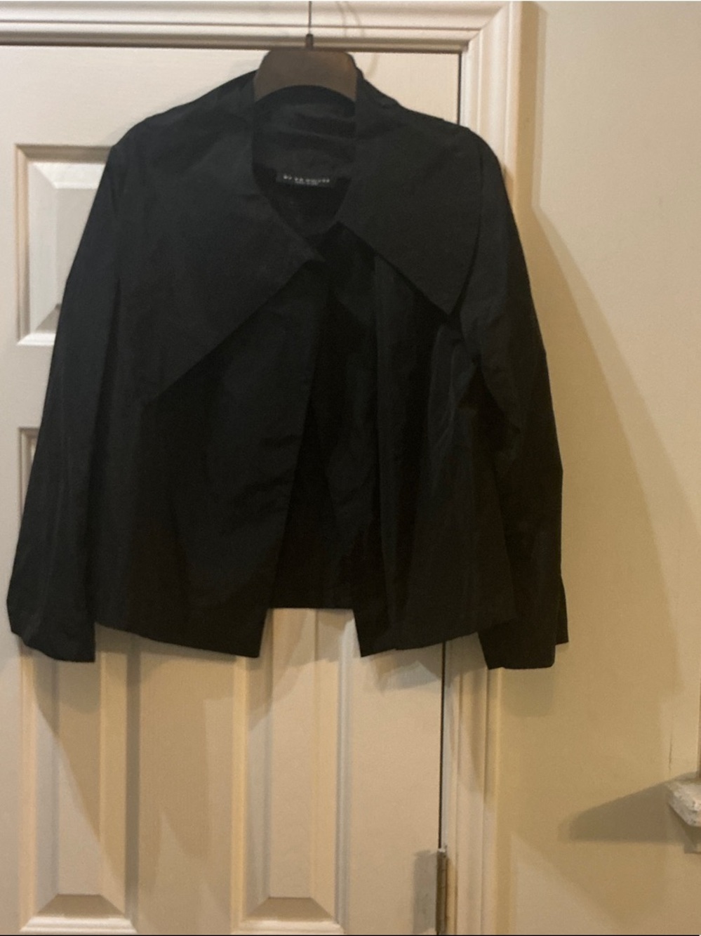 bryn Walker Black Trench Coat Jacket